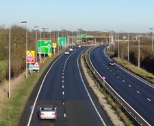 A64 at Stockton on the Forest and Hopgrove